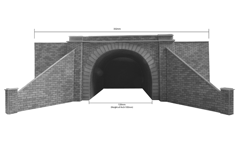 Metcalfe PO242 Double Track Tunnel Entrances OO/HO Scale
