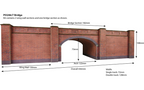 Metcalfe PO246 Railway Bridge OO/HO Scale