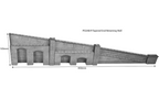 Metcalfe PO248 Tapered Retaining Walls Brick Style OO/HO Scale