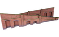 Metcalfe PO248 Tapered Retaining Walls Brick Style OO/HO Scale