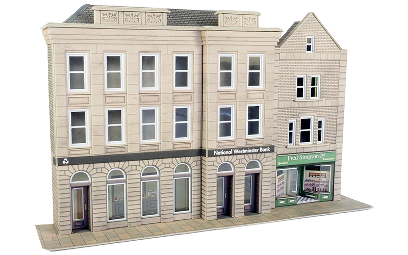 Metcalfe PO271 Bank & Shop OO/HO Scale