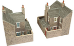 Metcalfe PO277 Low Relief Stone Terraced House Backs OO/HO Scale