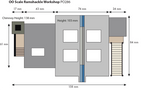 Metcalfe PO286 Ramshackle Workshop OO/HO Scale