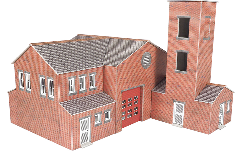 Metcalfe PO289 Fire Station OO/HO Scale