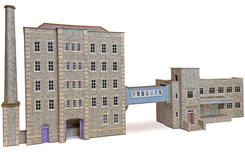Metcalfe PO290 Grimy Old Mill OO/HO Scale