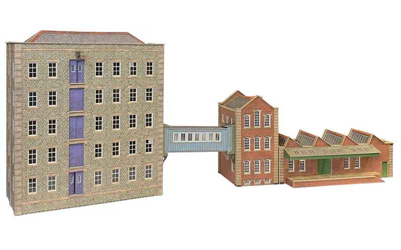Metcalfe PO290 Grimy Old Mill OO/HO Scale