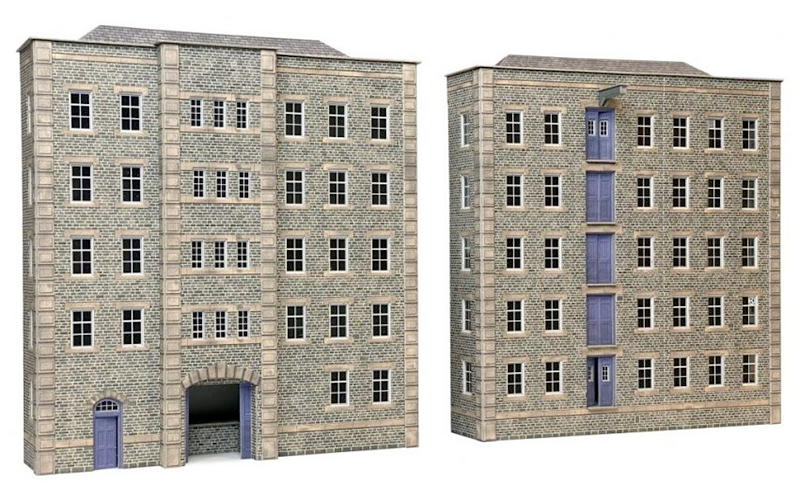 Metcalfe PO290 Grimy Old Mill OO/HO Scale