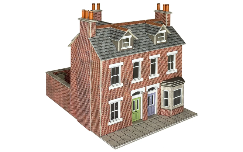 Metcalfe PO300 Terraced Houses Brick OO/HO Scale