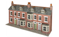 Metcalfe PO302 Low Relief Terraced House Fronts Brick OO/HO Scale