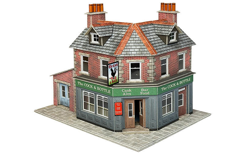 Metcalfe PO308 Corner Shop/Pub Brick OO/HO Scale