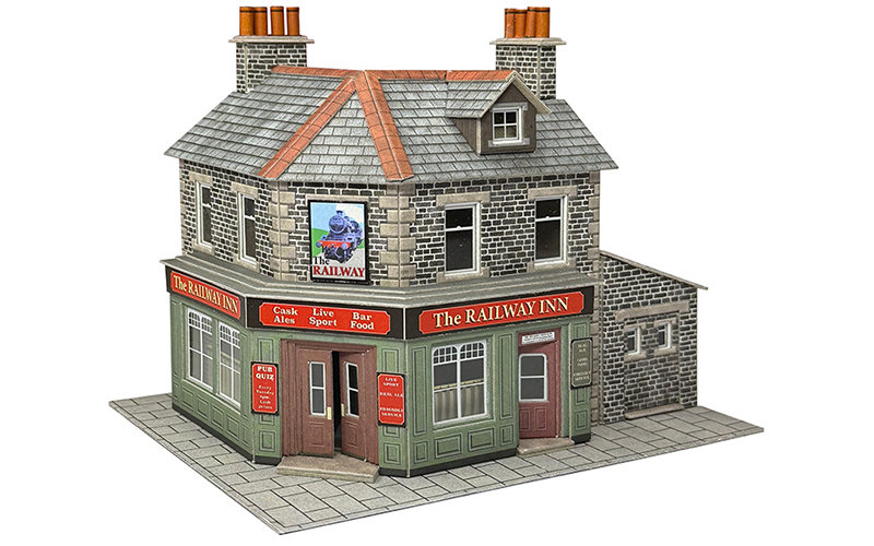 Metcalfe PO309 Corner Shop/Pub Stone OO/HO Scale