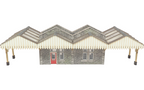 Metcalfe PO322 Island Platform Building OO/HO Scale