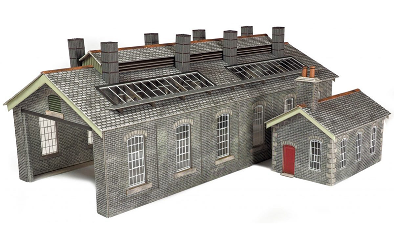 Metcalfe PO337 S. & C. Style Stone Engine Shed OO/HO Scale