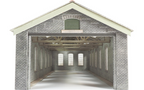 Metcalfe PO337 S. & C. Style Stone Engine Shed OO/HO Scale