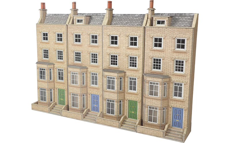 Metcalfe PO373 Low Relief Town House OO/HO Scale