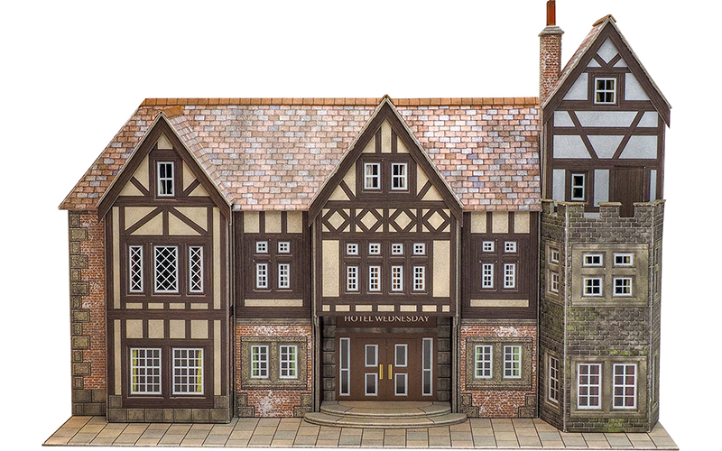 Metcalfe PO375 Hotel Wednesday OO/HO Scale