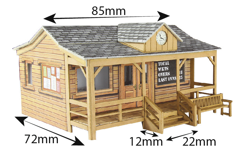 Metcalfe PO410 Wooden Pavilion OO/HO Scale