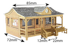 Metcalfe PO410 Wooden Pavilion OO/HO Scale