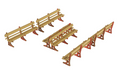 Metcalfe PO502 Platform Benches OO/HO Scale