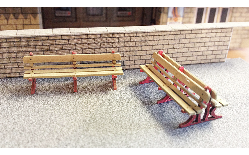 Metcalfe PO502 Platform Benches OO/HO Scale