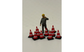 Panther Precision Models Small Traffic Cones (Qty 10) HO Scale