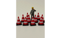 Panther Precision Models Large Traffic Cones (Qty 8) HO Scale