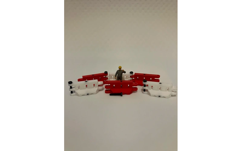 Panther Precision Models Water Barrier Set (12 Pieces) HO Scale