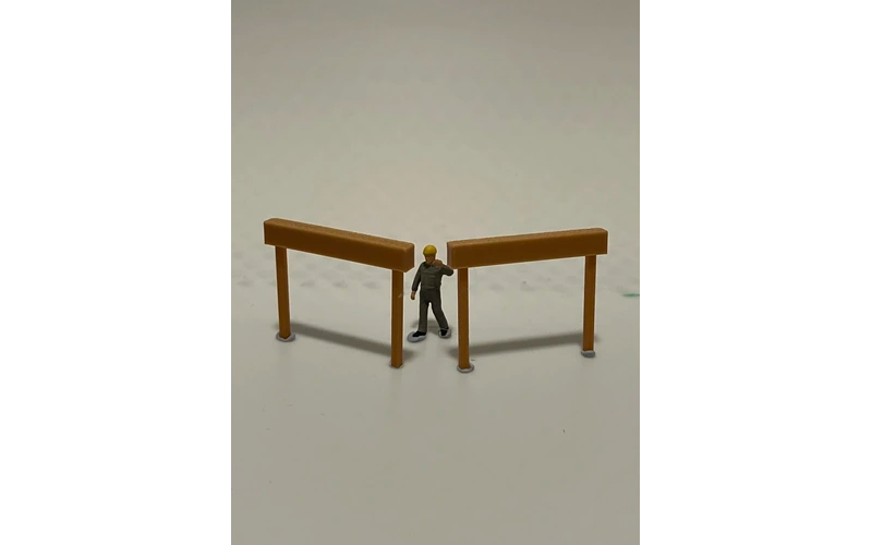 Panther Precision Models Brown Station Sign (Qty 2) HO Scale