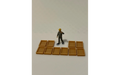 Panther Precision Models Brown Station Vertical Fence Sign Board (Qty 10) HO Scale