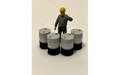 Panther Precision Models Black White Light Grey Tri Colour 200 Ltr Drum (Qty 4) HO Scale