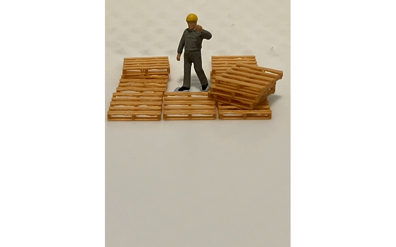 Panther Precision Models Brown Standard Pallet (Qty 10) HO Scale