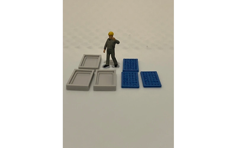 Panther Precision Models Large Catch Pit Set (Qty 3) HO Scale