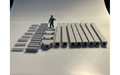 Panther Precision Models Cable Trunking Large (28 Pieces) HO Scale