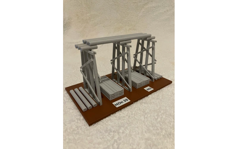 AURORA Standard QR Trestle Bridge Combination Kit - 2 x 4 Pier Ends / 1 x 3 Pier Centre
