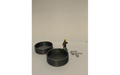 Panther Precision Models Silver Corrugated Water Trough  Large Empty Set (4 Pieces) HO Scale