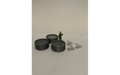 Panther Precision Models Silver Corrugated Water Trough  Small Full Set (6 Pieces) HO Scale