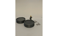 Panther Precision Models Silver Corrugated Water Trough Large Full Set (4 Pieces) HO Scale