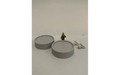 Panther Precision Models Grey Corrugated Water Trough Large Full Set (4 Pieces) HO Scale
