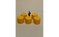 Panther Precision Models Yellow 5x4 Round Hay Bale (Qty 5) HO Scale