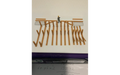 Panther Precision Models Barbed Wire Timber Fence and Gate Set (Pieces 18) (83.5M) HO Scale