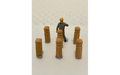 Panther Precision Models Landscape Timber Square Post (Qty 6) HO Scale