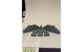 Panther Precision Models Grey Kepple Block Retaining Wall Set (Qty 28) HO Scale