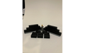 Panther Precision Models Black Kinka Block Retaining Wall Set (Qty 28) HO Scale