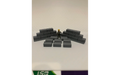 Panther Precision Models Grey Kinka Block Retaining Wall Set (Qty 28) HO Scale