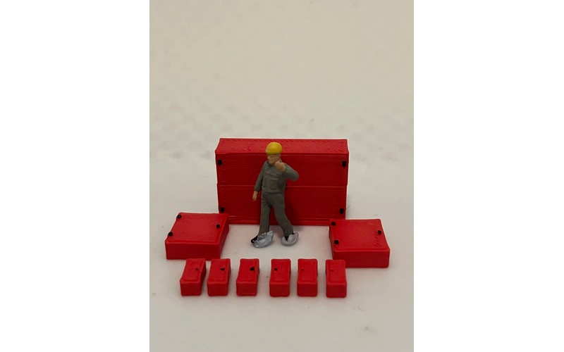 Panther Precision Models Fire Cabinet Set (Pieces 9) HO Scale