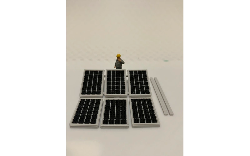 Panther Precision Models Roof Solar Set (10 Pieces) HO Scale