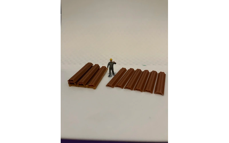 Panther Precision Models Cargo Load 4M Long Sheet Pile (16 Pieces) HO Scale