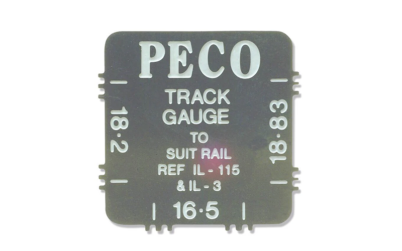Peco Individulay IL-116 16.5 18.2 and 18.83mm Track Gauge