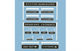 Peco Model Scene 5049 Station Nameboards and Platform Signs OO/HO Scale