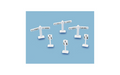 Peco Model Scene 5051 Level Signs and Mile Posts OO/HO Scale